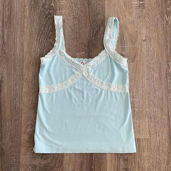 Lilly Pulitzer Vintage Y2K Cami Tank in Light Blue - Size: Small - Picture 4 of 5